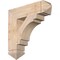 Ekena Millwork Merced Arts & Crafts Smooth Bracket, Douglas Fir, 5 1/2"W x 24"D x 24"H BKT06X24X24MRC03SDF - alternate 1